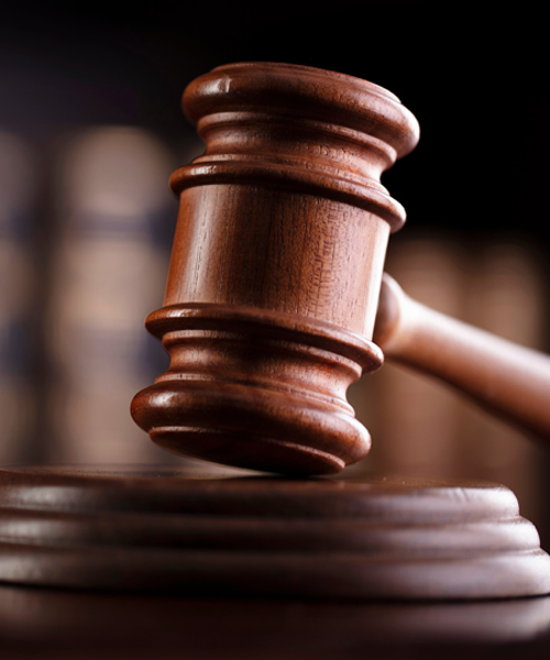 A judge's gavel
